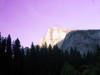 Half Dome during amazing sunset