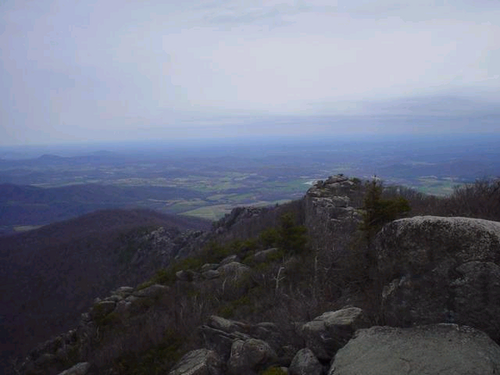 Old Rag Mountain ridge line